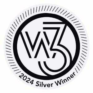 W3 Awards 2024 silver winner badge