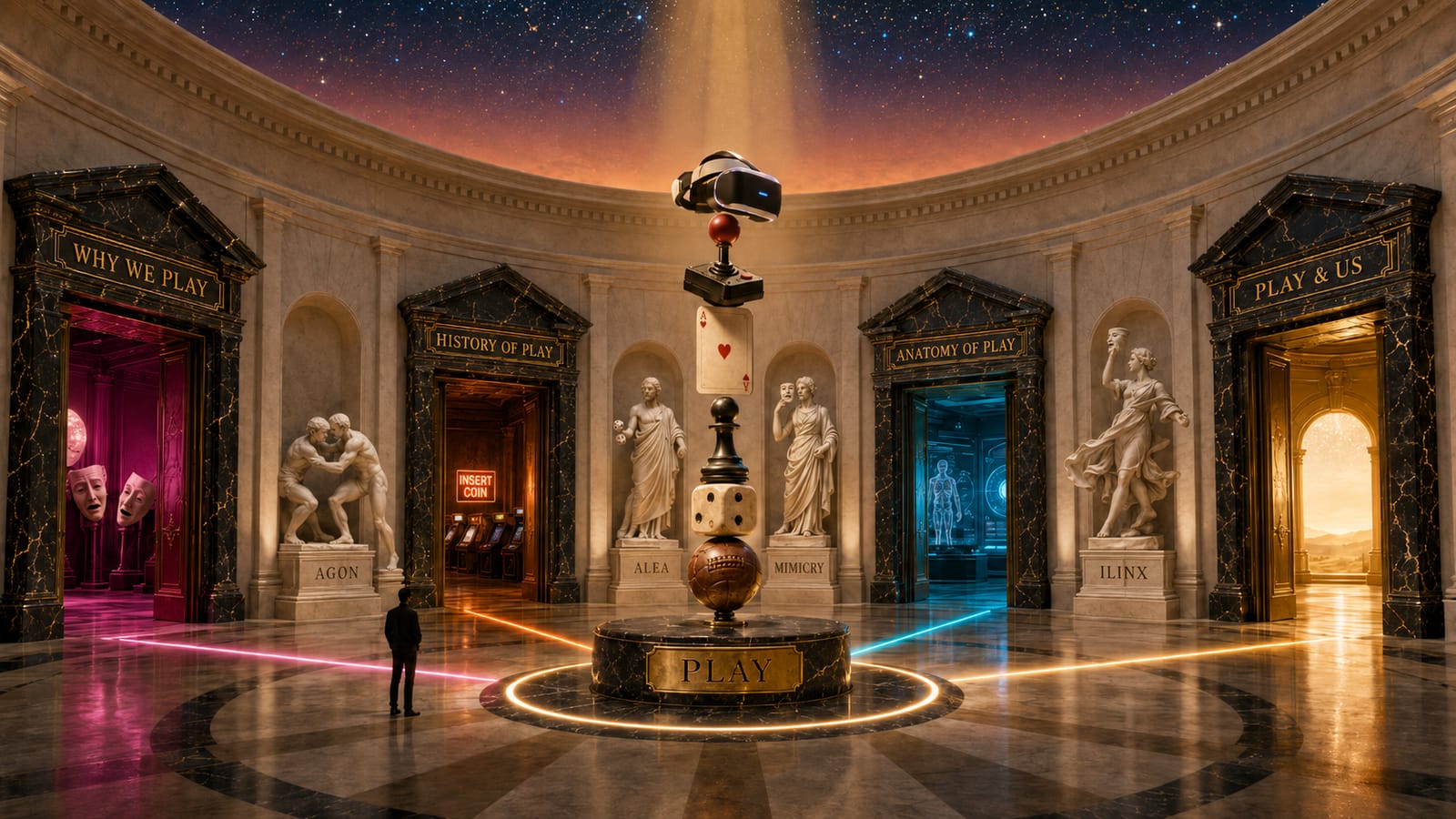 The Atrium - the Totem of Play under the dome
